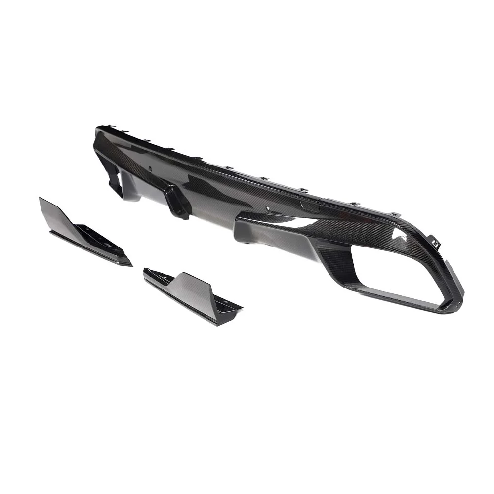 BMW F95 X5M PRE-LCI 2020-2023 CARBON FIBRE DIFFUSER WITH CORNERS