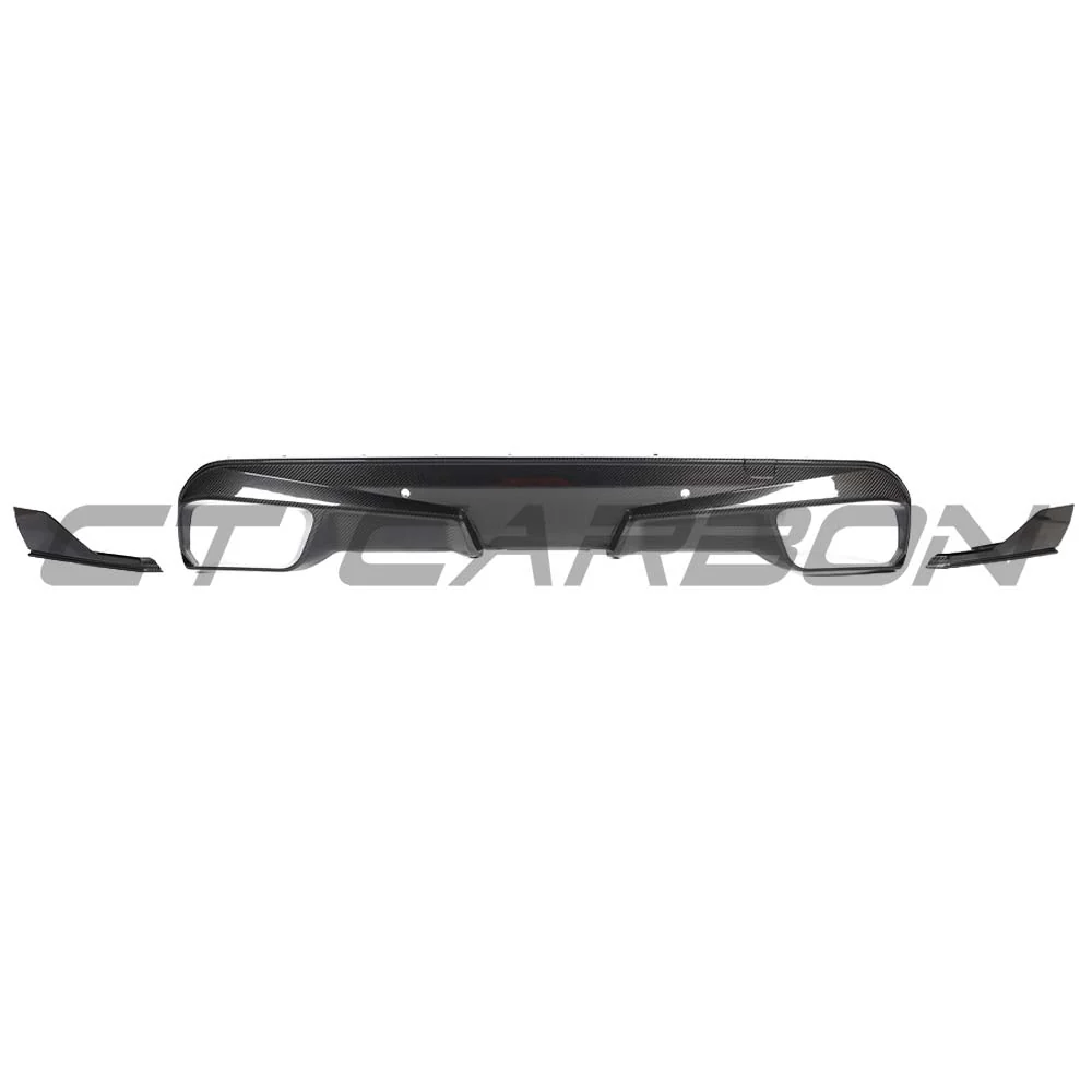 BMW F95 X5M PRE-LCI 2020-2023 CARBON FIBRE DIFFUSER WITH CORNERS - Image 2