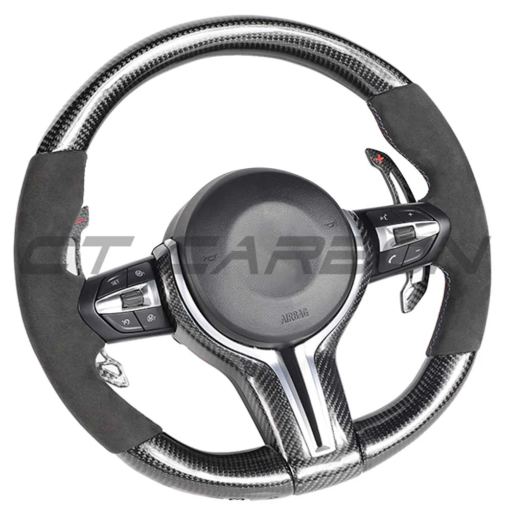 BMW FXX CARBON FIBRE / ALCANTARA CUSTOM STEERING WHEEL - Image 2