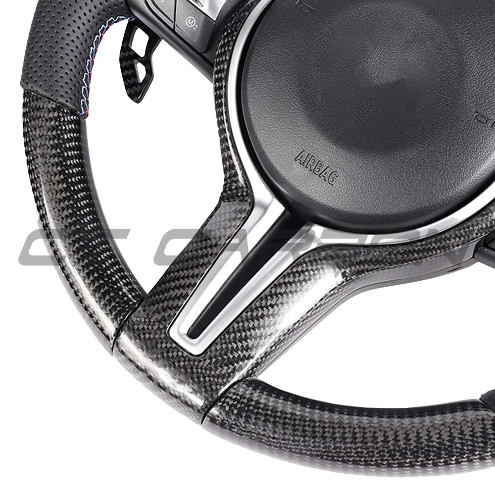 BMW FXX CARBON FIBRE / LEATHER CUSTOM STEERING WHEEL - Image 5