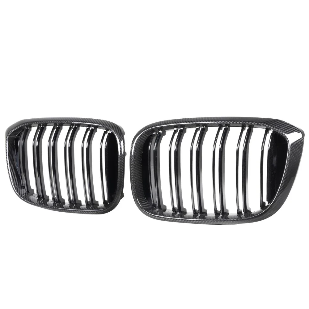 BMW G01 X3 2017-2021 DOUBLE SLAT CARBON FIBRE GRILLES