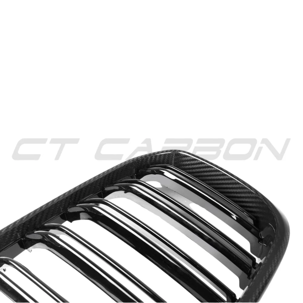 BMW G01 X3 2017-2021 DOUBLE SLAT CARBON FIBRE GRILLES - Image 3
