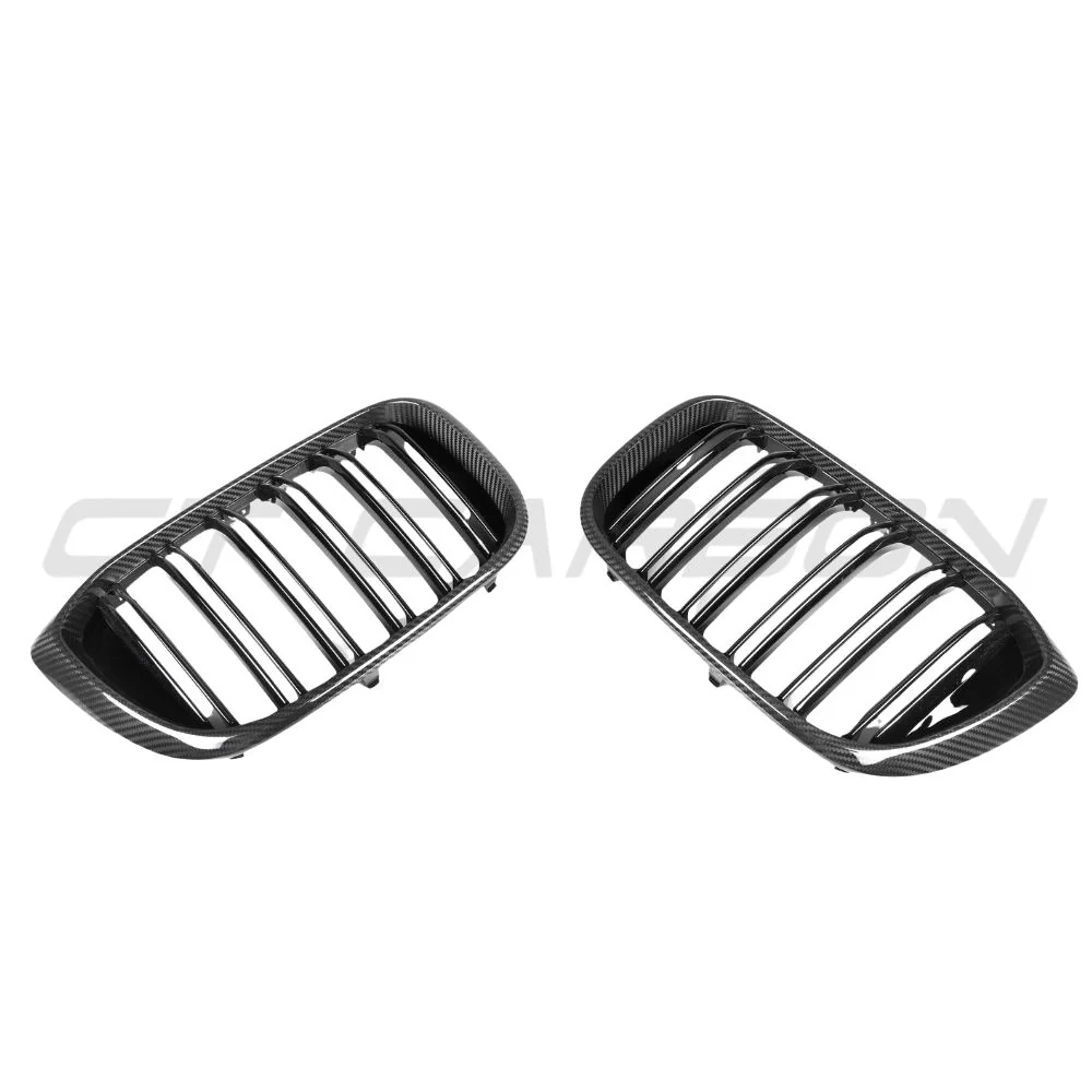 BMW G01 X3 2017-2021 DOUBLE SLAT CARBON FIBRE GRILLES - Image 7