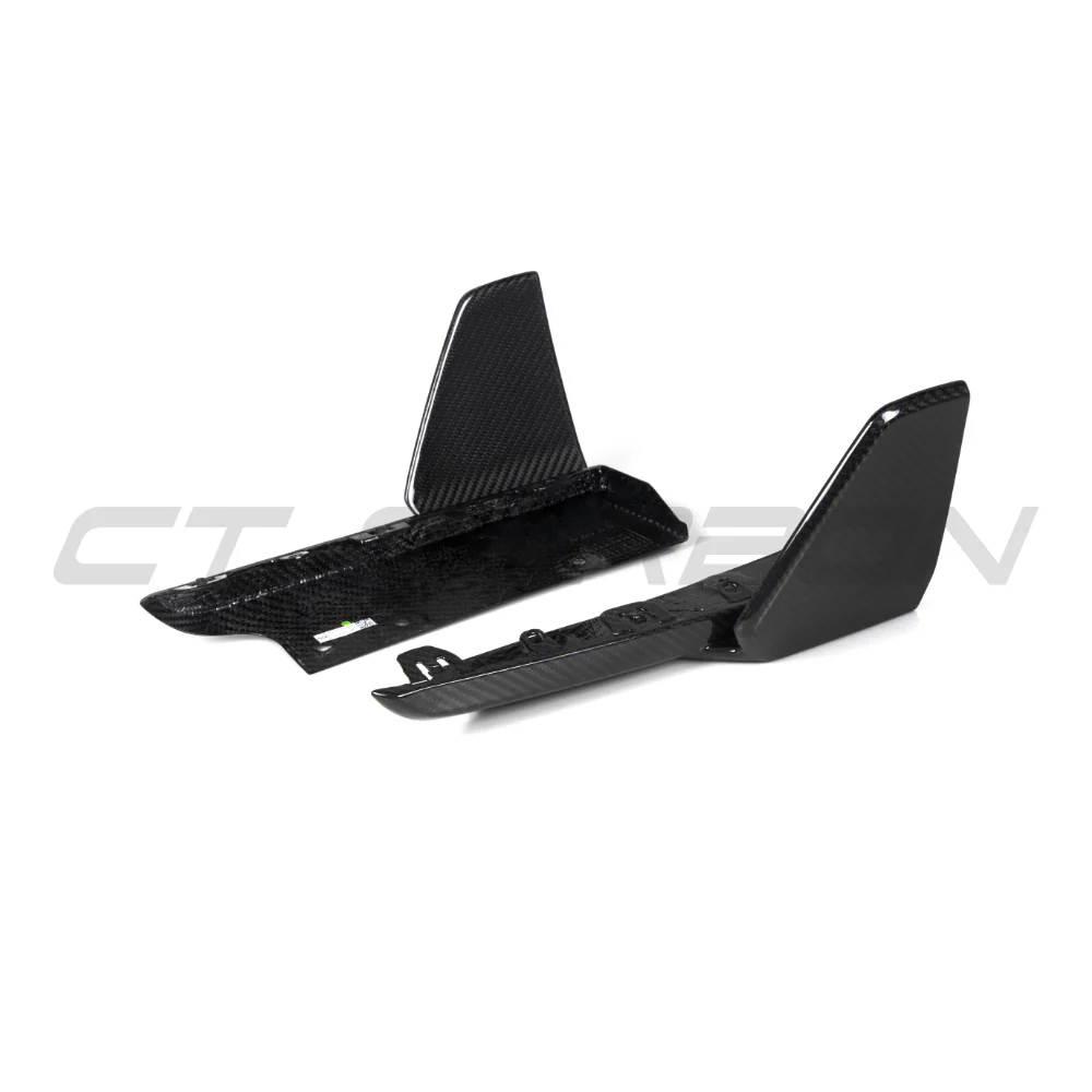 BMW G05 X5 2019+ PRE LCI M SPORT CARBON FIBRE REAR BUMPER CORNERS - Image 2