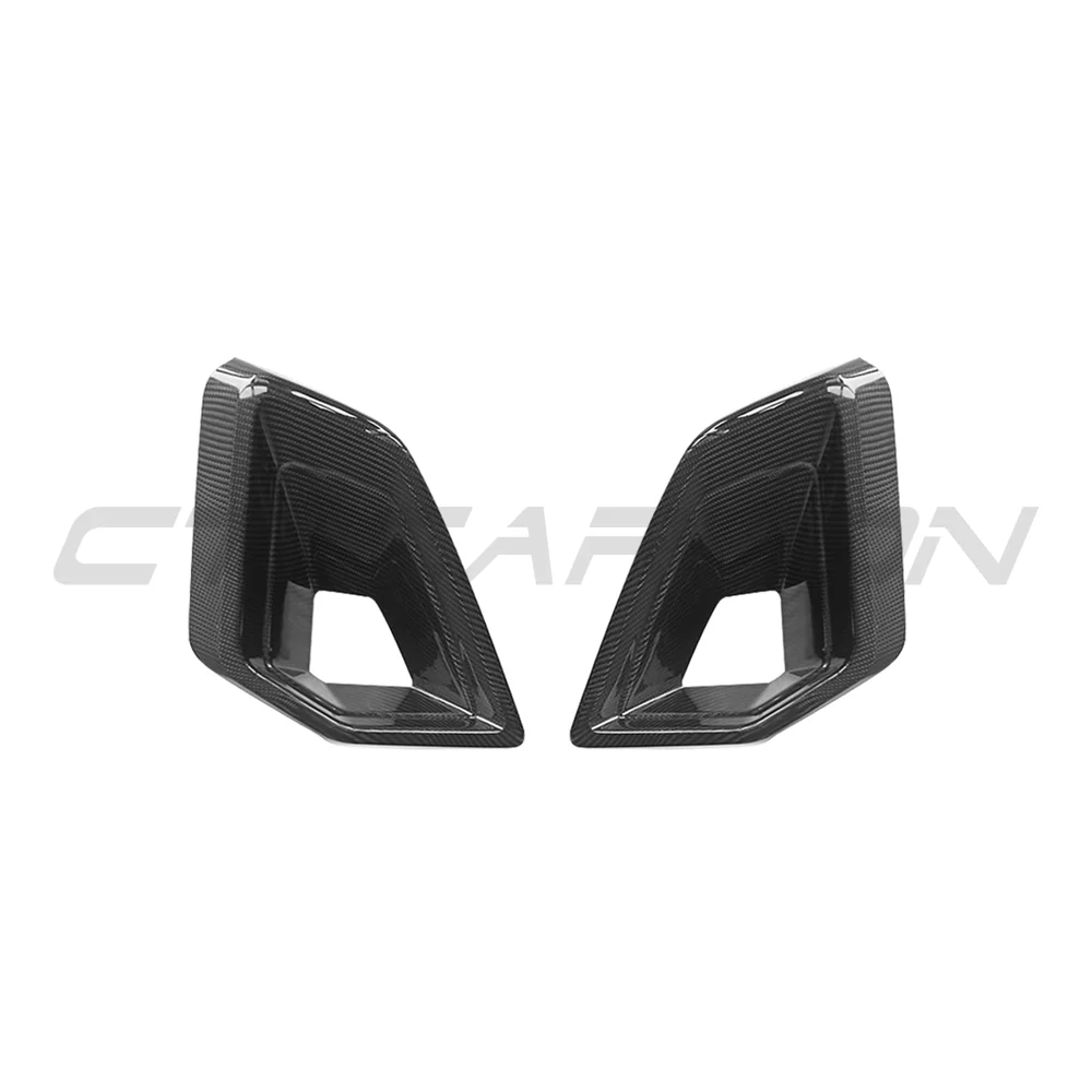 BMW G05 X5 LCI 2024+ LCI CARBON FIBRE FRONT DUCT ADD ON - Image 3