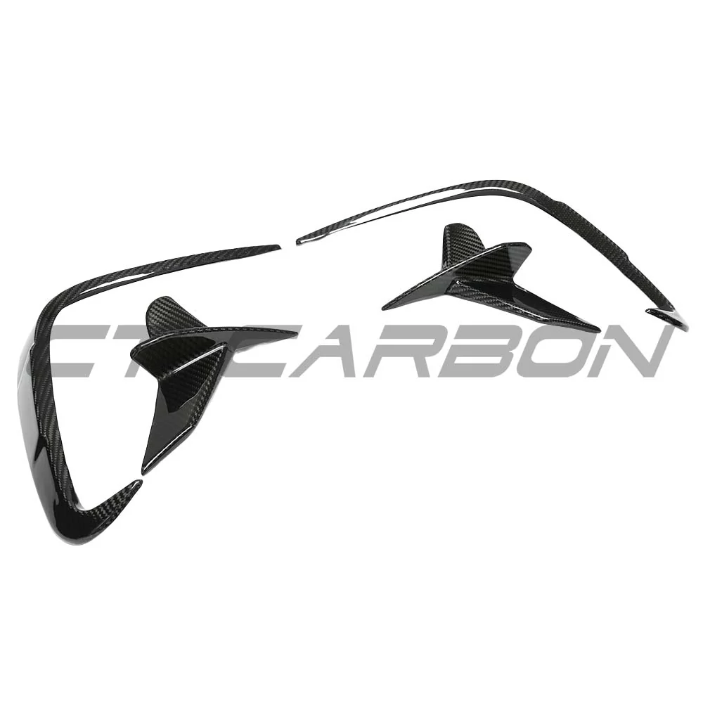 BMW G14/G15/G16 8 SERIES 2018+ DRY CARBON FIBRE SIDE REAR CANARDS - Image 4