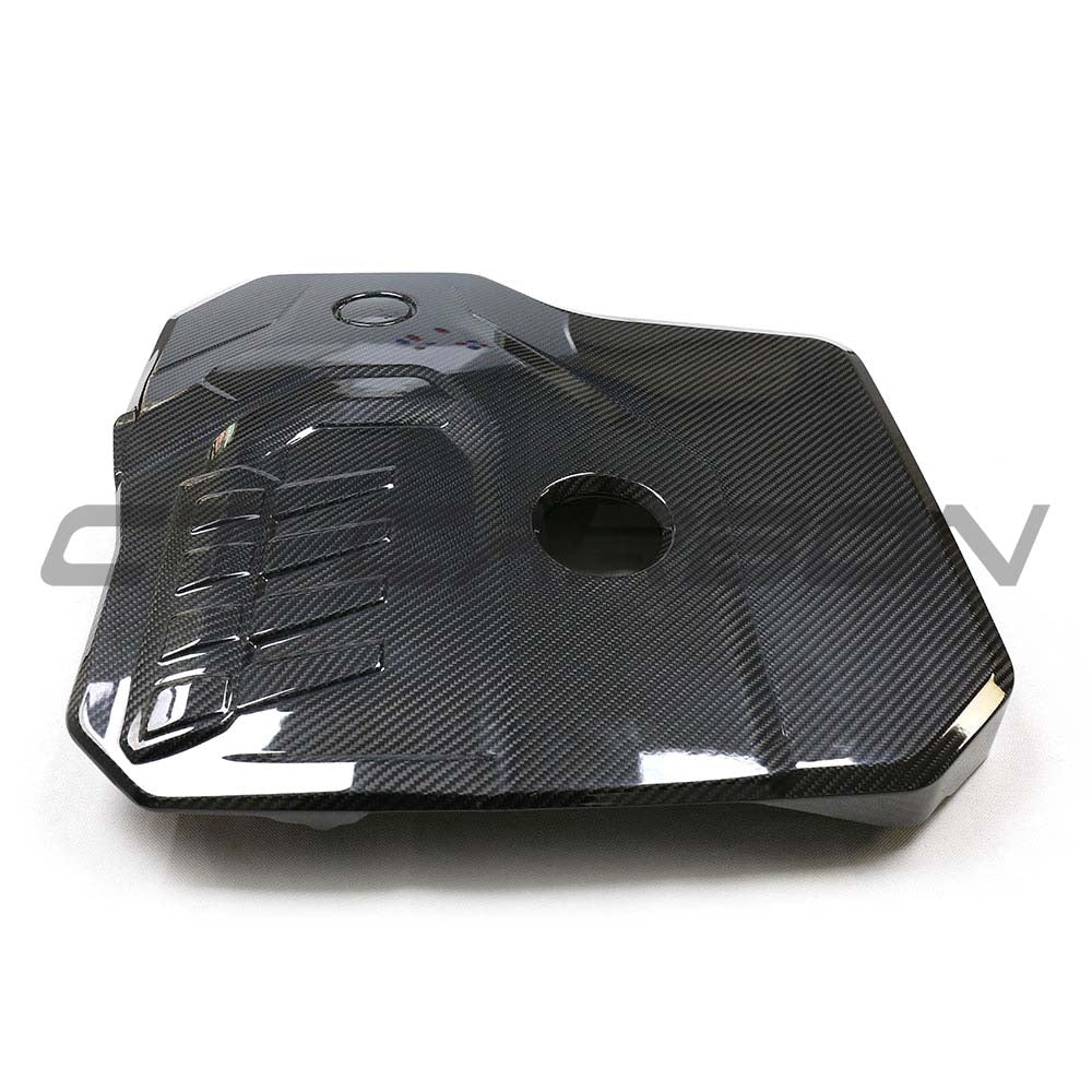 BMW G42 2 SERIES 2022+ DRY CARBON FIBRE ENGINE COVER - Image 3