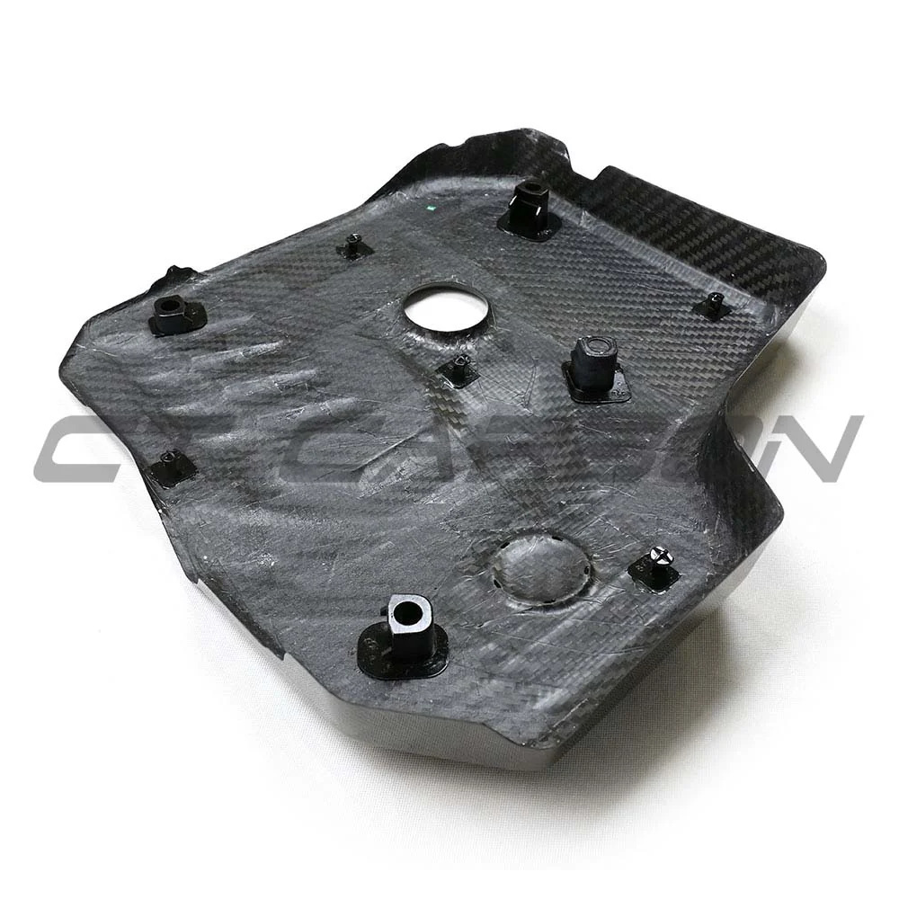 BMW G42 2 SERIES 2022+ DRY CARBON FIBRE ENGINE COVER - Image 4