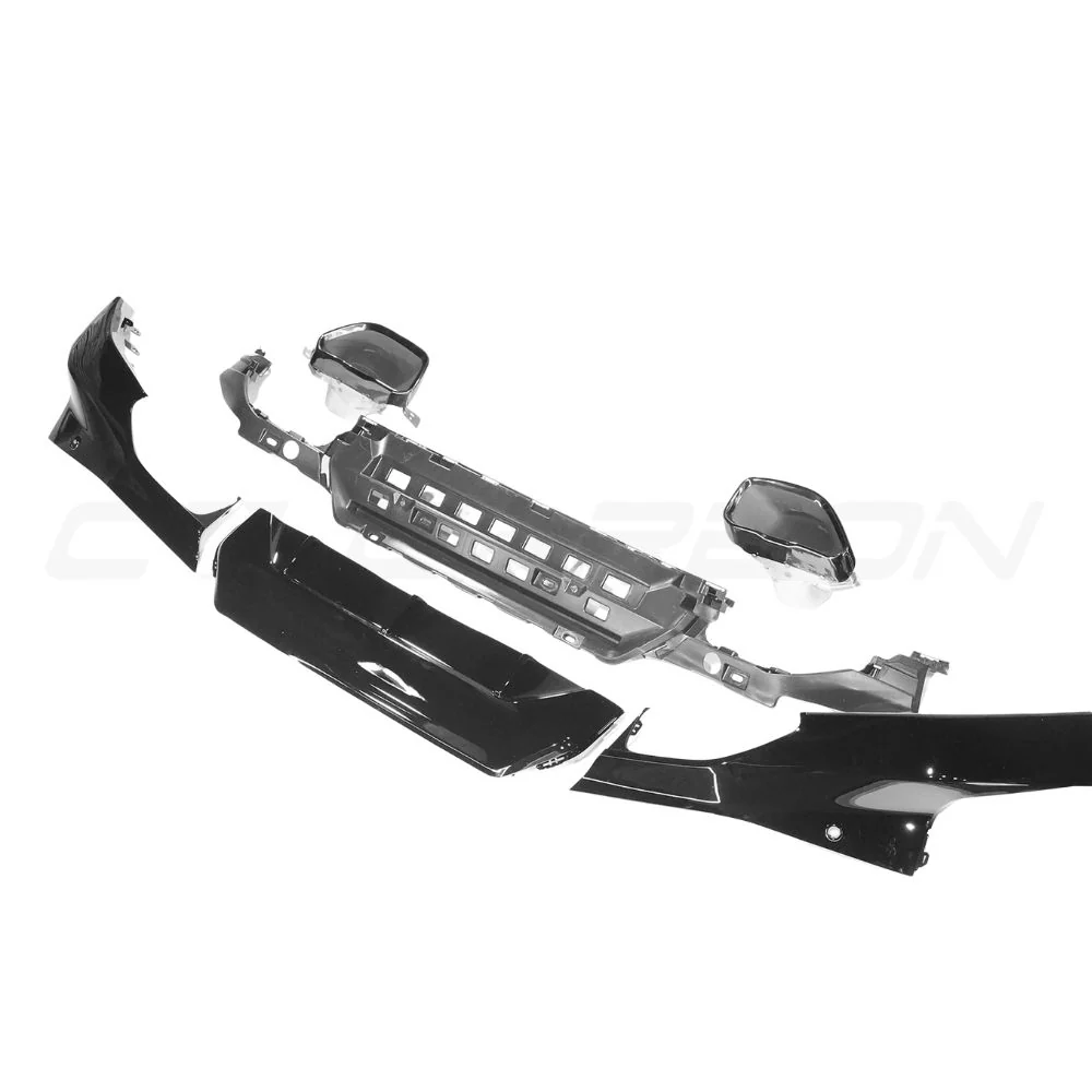 BMW G42 2 SERIES 2022+ GLOSS BLACK DIFFUSER WITH TIPS - V1 - Image 5