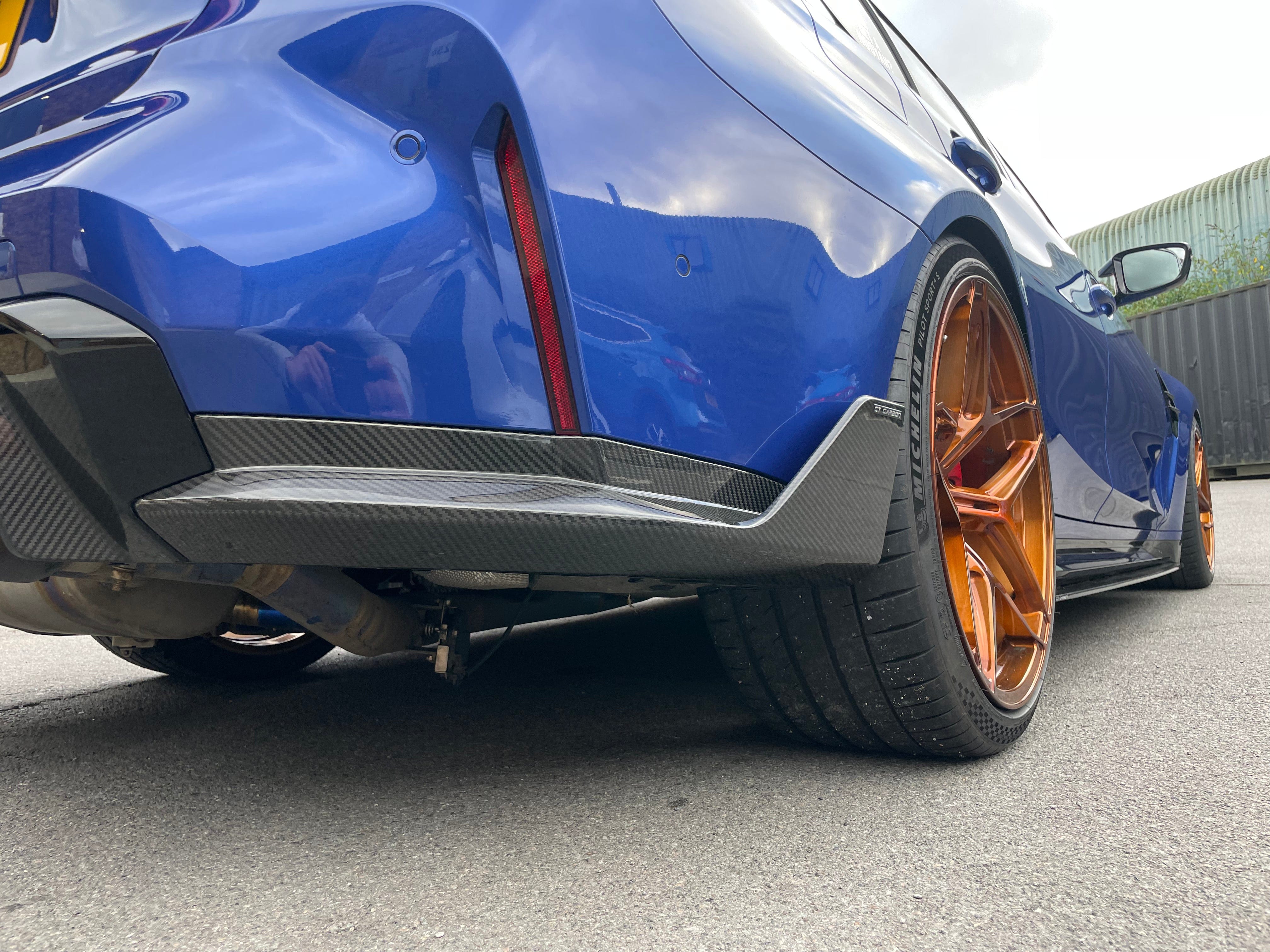 BMW G80/G81 M3 CARBON FIBRE REAR BUMPER CORNERS - V1 - Image 4