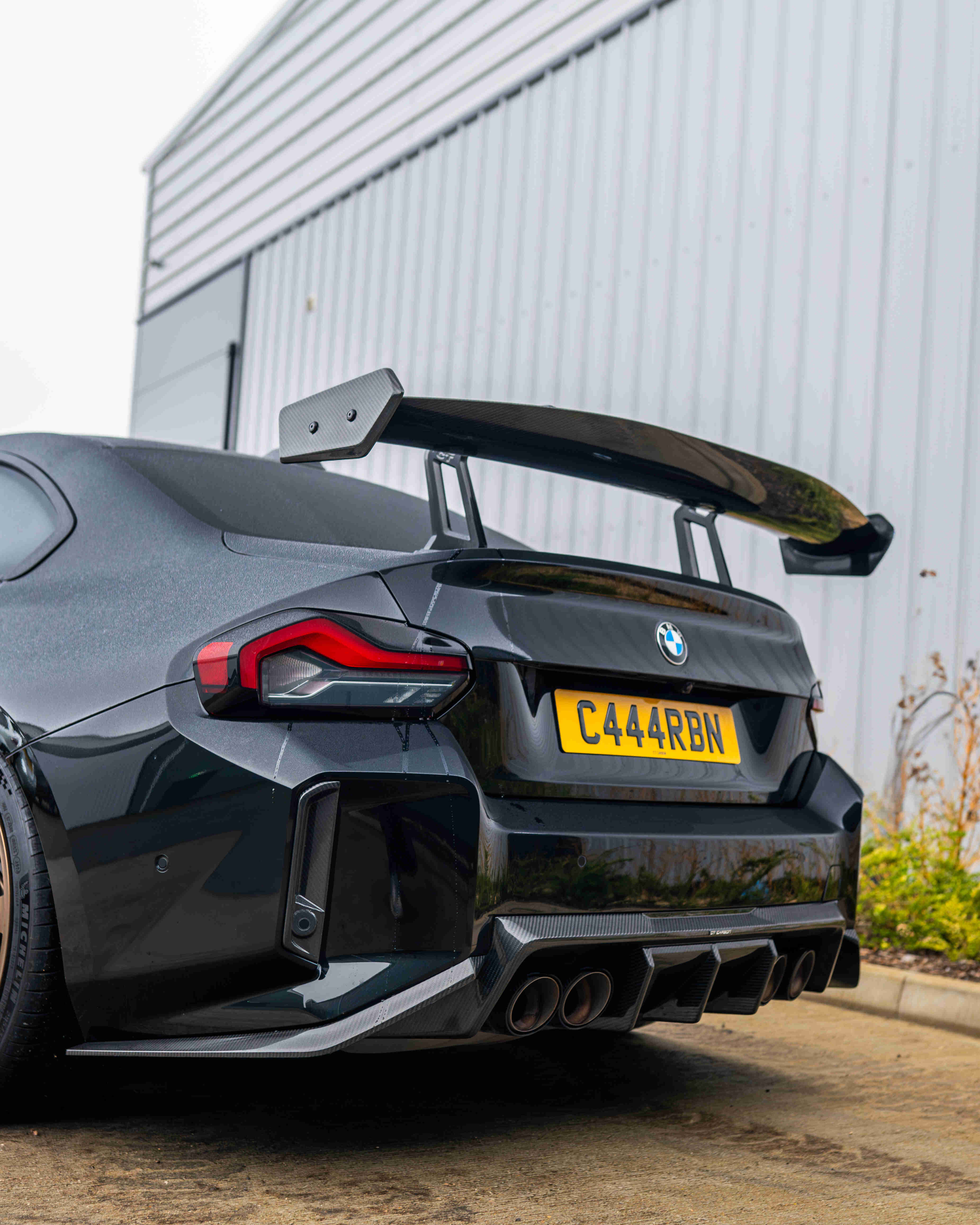 BMW G87 M2 & G42 2 SERIES CARBON FIBRE SWAN NECK WING - CT DESIGN - Image 3