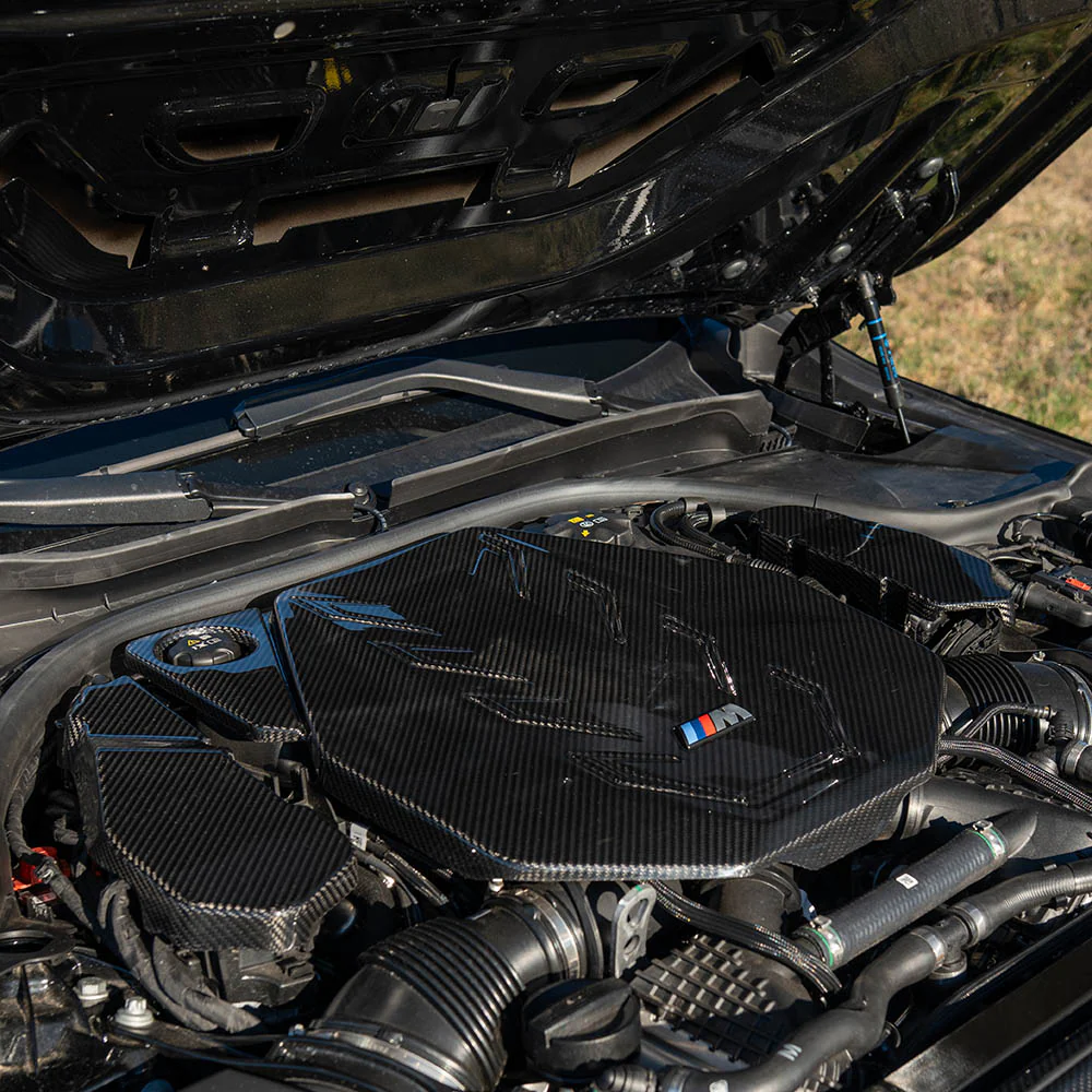 BMW G90 M5 & G99 M5 TOURING 2024+ CARBON FIBRE ENGINE BAY COVER KIT - CT DESIGN - Image 3