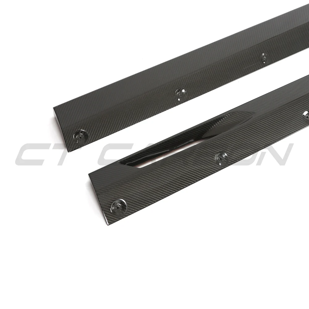 BMW G90 M5 & G99 M5 TOURING 2024+ CARBON FIBRE SIDE SKIRTS - V1 - CT DESIGN - Image 8