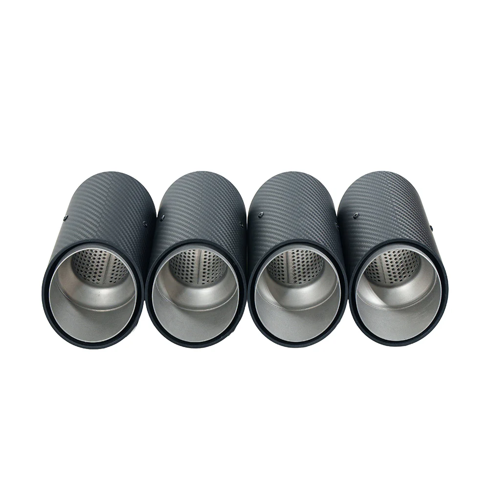 BMW G90 M5 & G99 M5 TOURING 2024+ CARBON FIBRE SLASH CUT EXHAUST TIPS - CHROME - Image 6