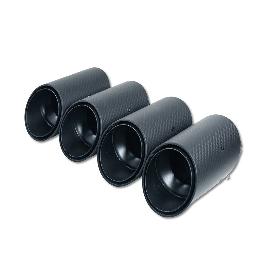 BMW G90 M5 & G99 M5 TOURING 2024+ CARBON FIBRE SLASH CUT EXHAUST TIPS - MATTE BLACK - Image 2