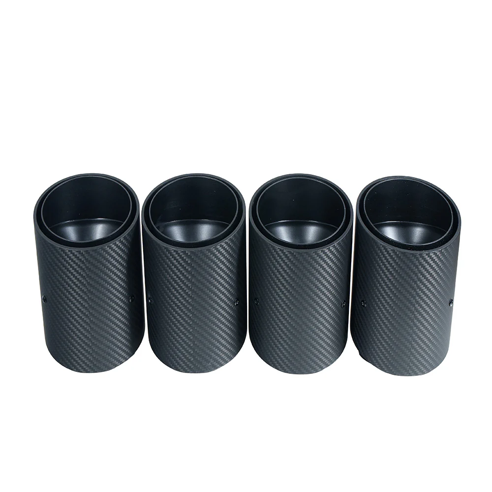 BMW G90 M5 & G99 M5 TOURING 2024+ CARBON FIBRE SLASH CUT EXHAUST TIPS - MATTE BLACK - Image 5