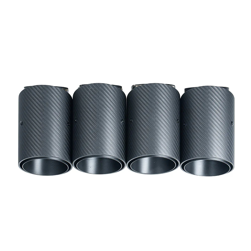 BMW G90 M5 & G99 M5 TOURING 2024+ CARBON FIBRE SLASH CUT EXHAUST TIPS - MATTE BLACK - Image 7