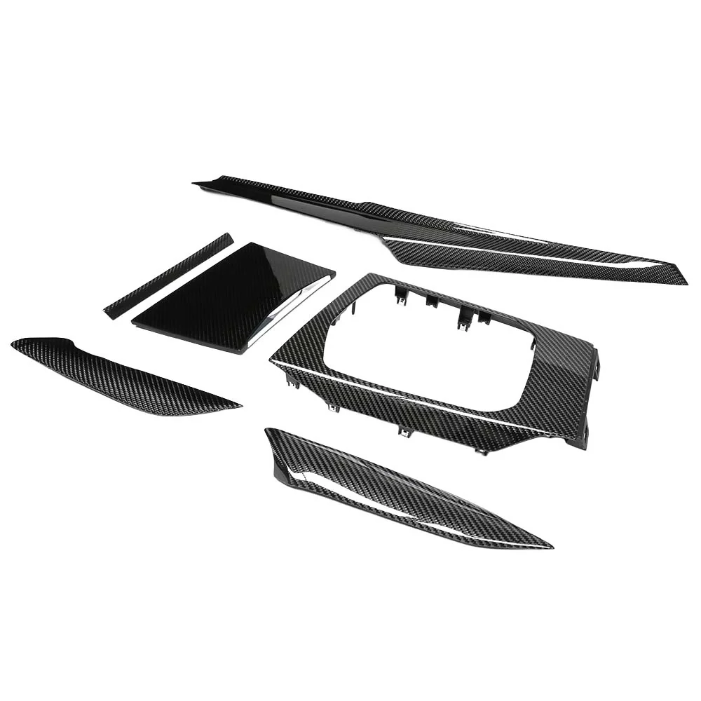 BMW GXX 2022-2024 CARBON FIBRE CENTER CONSOLE TRIM - LHD