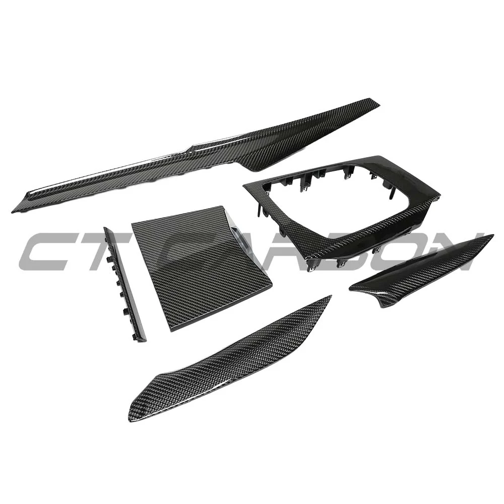 BMW GXX 2022-2024 CARBON FIBRE CENTER CONSOLE TRIM - LHD - Image 3