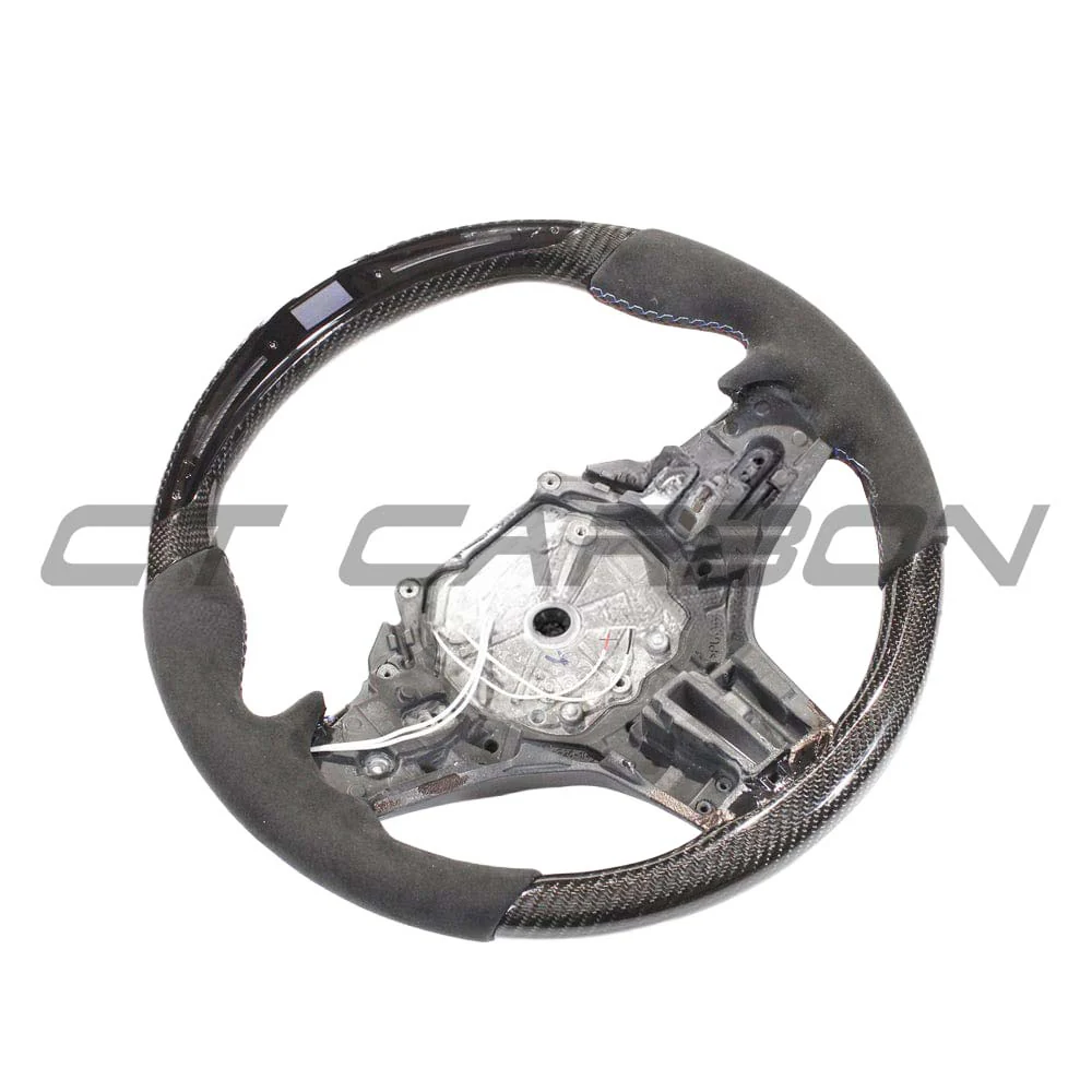 BMW Gxx M2,M3,M4 1,2,3,4 SERIES CARBON FIBRE / ALCANTARA LED STEERING WHEEL - Image 5