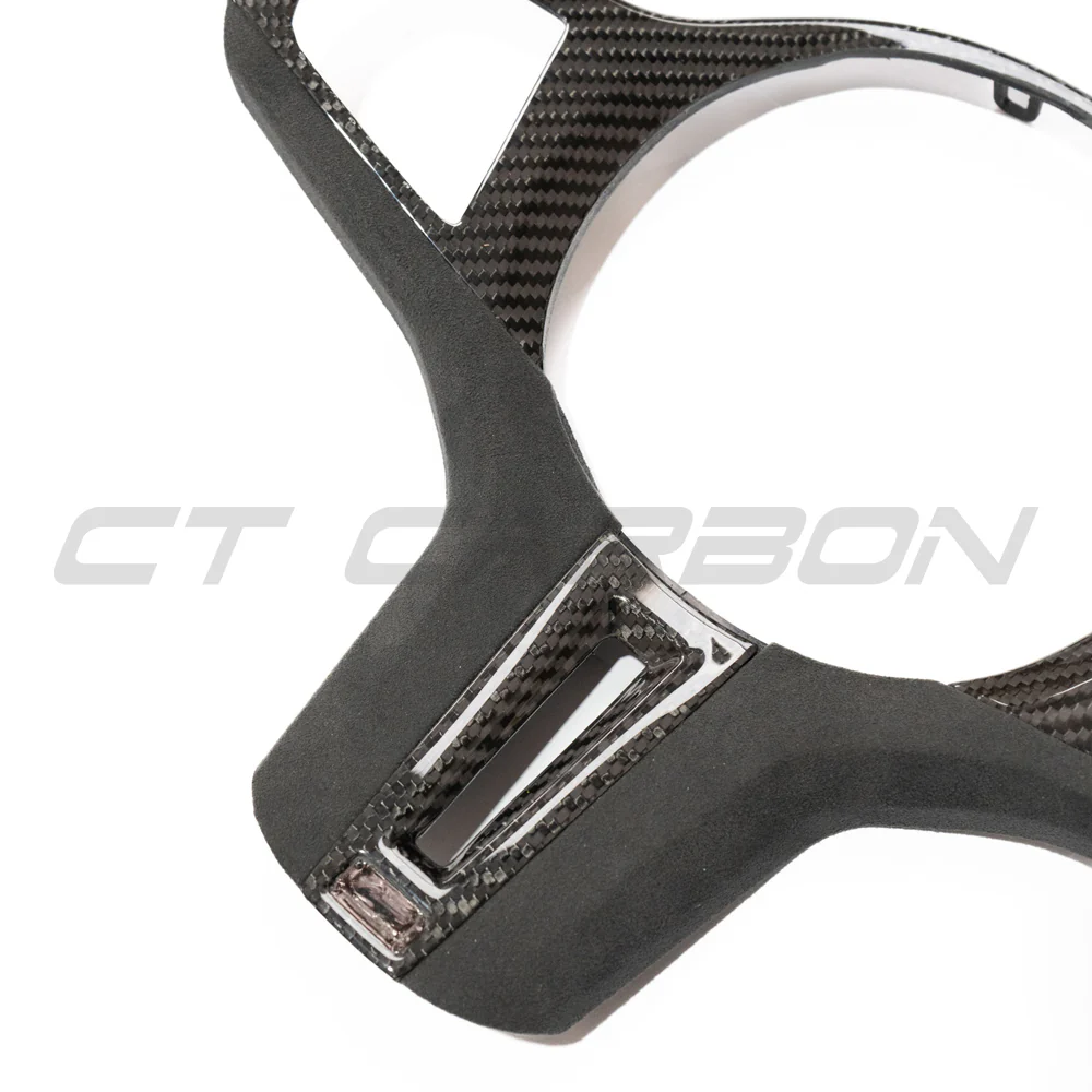 BMW Gxx M CAR CARBON FIBRE STEERING WHEEL TRIM - Image 3