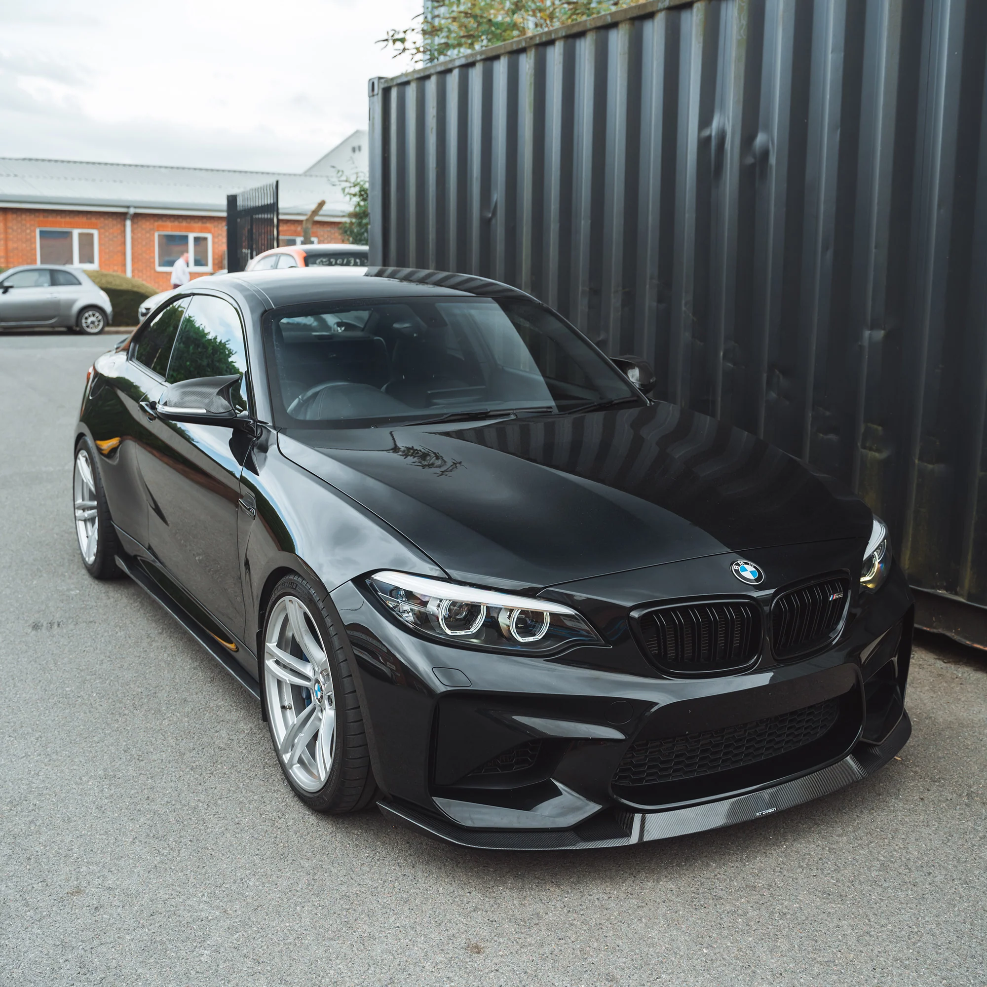 BMW M2 F87 N55(OG) 2015-2017 CARBON FIBRE SPLITTER - V2 - Image 3