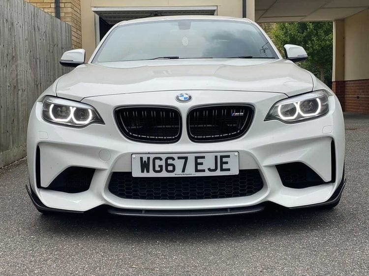 BMW M2/M2C F87 CARBON FIBRE MIDDLE SPLITTER - V5 - Image 3