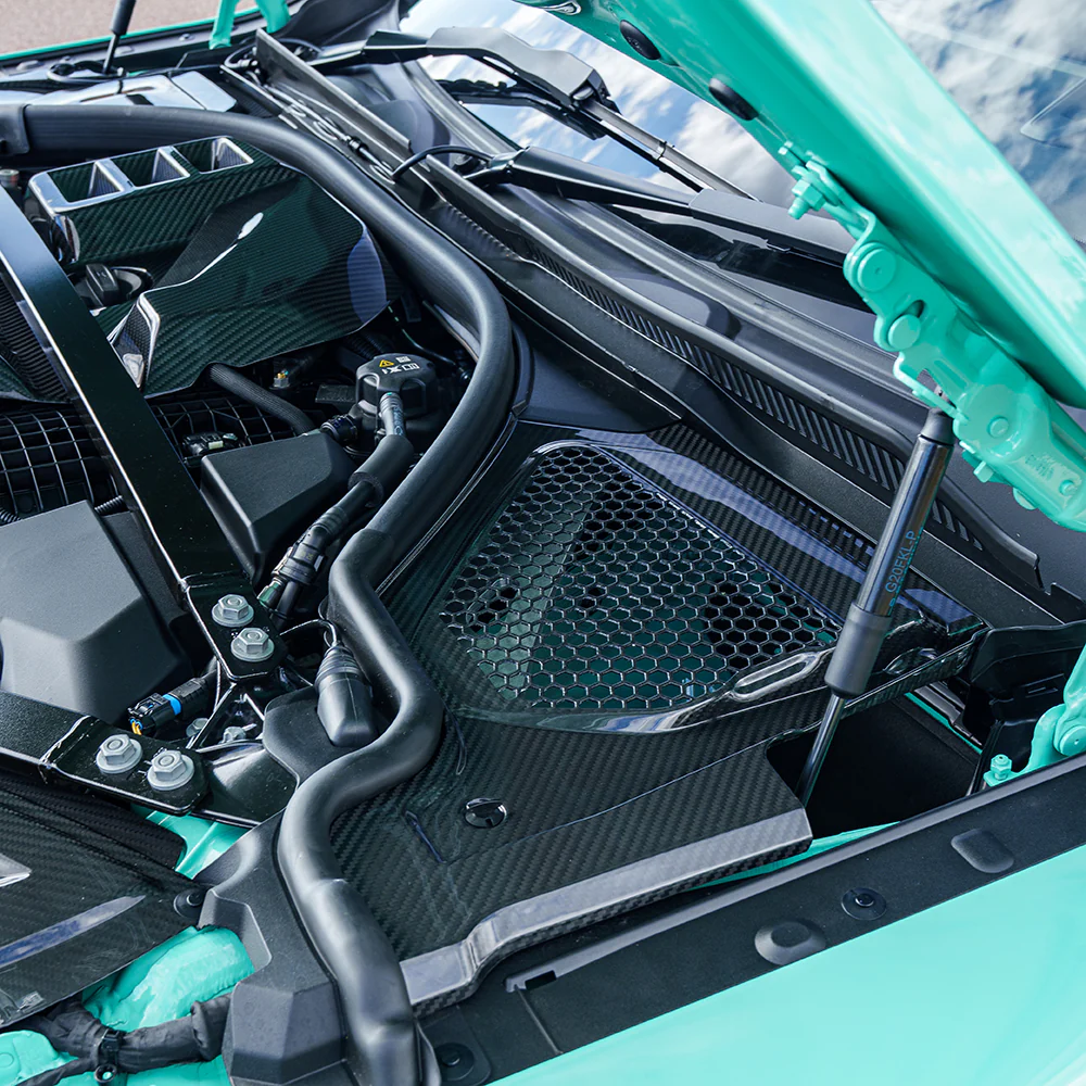 BMW M2 M3 & M4 G87/G80/G81/G82/G83 CARBON FIBRE ENGINE BAY UPPER TRIM - RHD - Image 2
