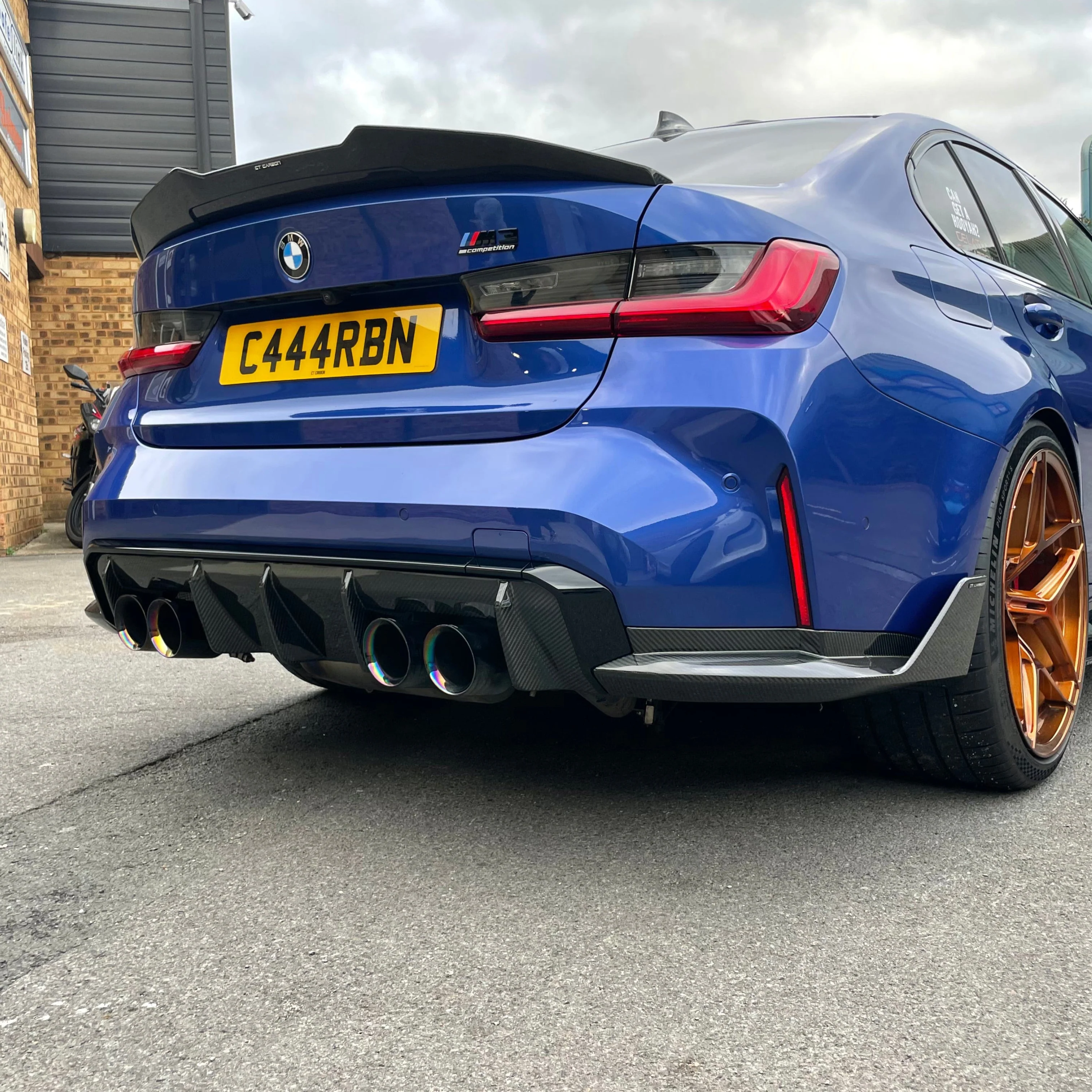 BMW M3/3 SERIES G80/G20 2018+ CARBON FIBRE SPOILER - V2 - Image 2