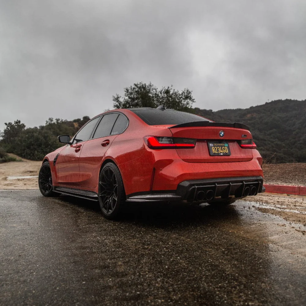 BMW M3/3 SERIES G80/G20 2018+ CARBON FIBRE SPOILER - V7 - CT DESIGN - Image 4
