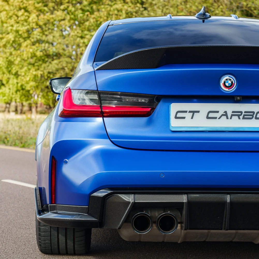 BMW G80 M3 & G20 3 SERIES CARBON FIBRE SPOILER - CT DESIGN V2 - Image 5