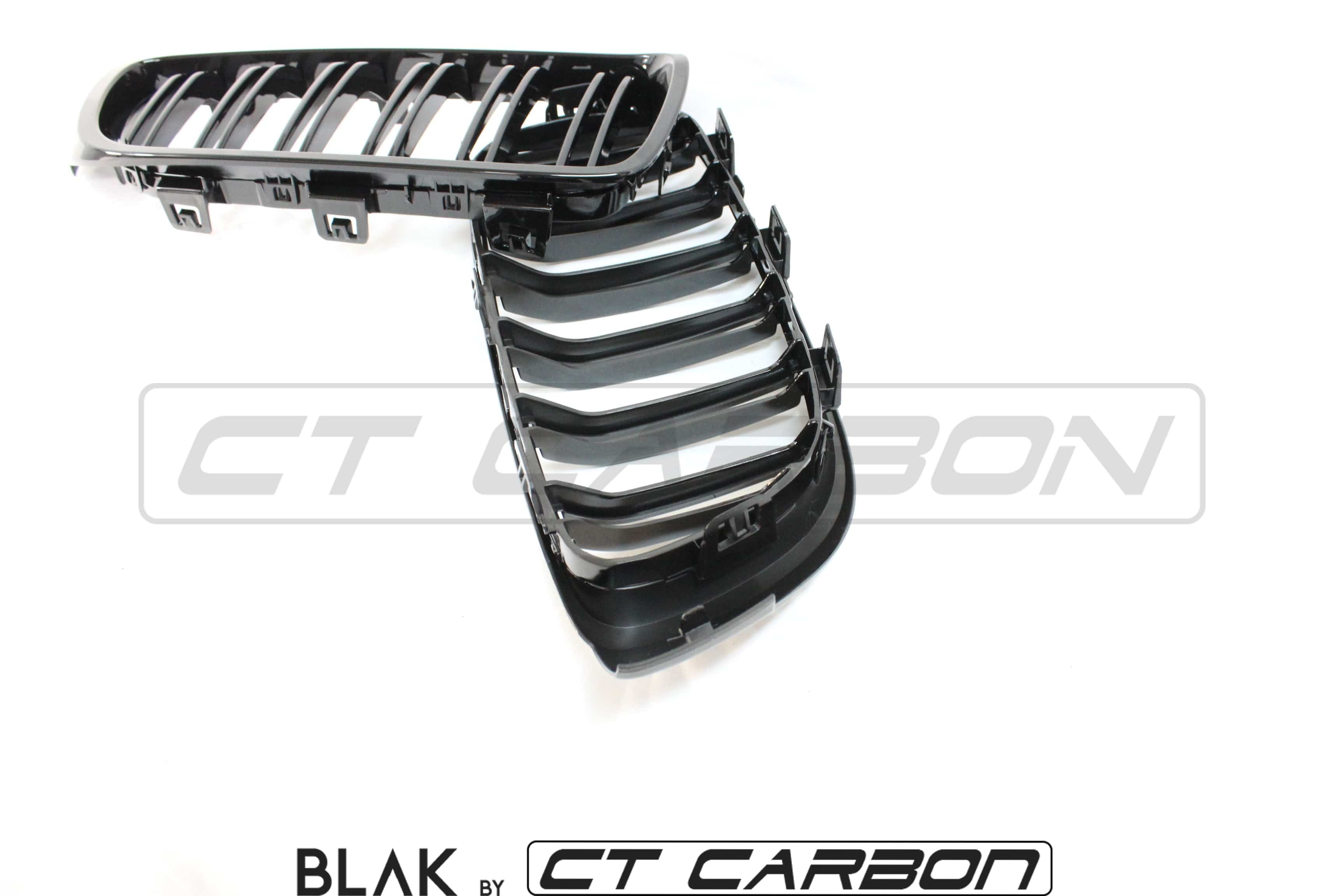 BMW M3 F80 DOUBLE SLAT BLACK GRILLE - BLAK BY CT CARBON - Image 10
