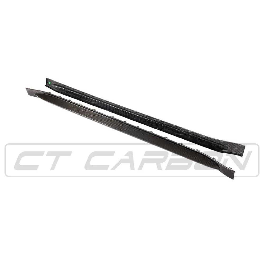 BMW M3 G80/G81 CARBON FIBRE SIDE SKIRT REPLACEMENT - V4 - CT DESIGN - Image 9