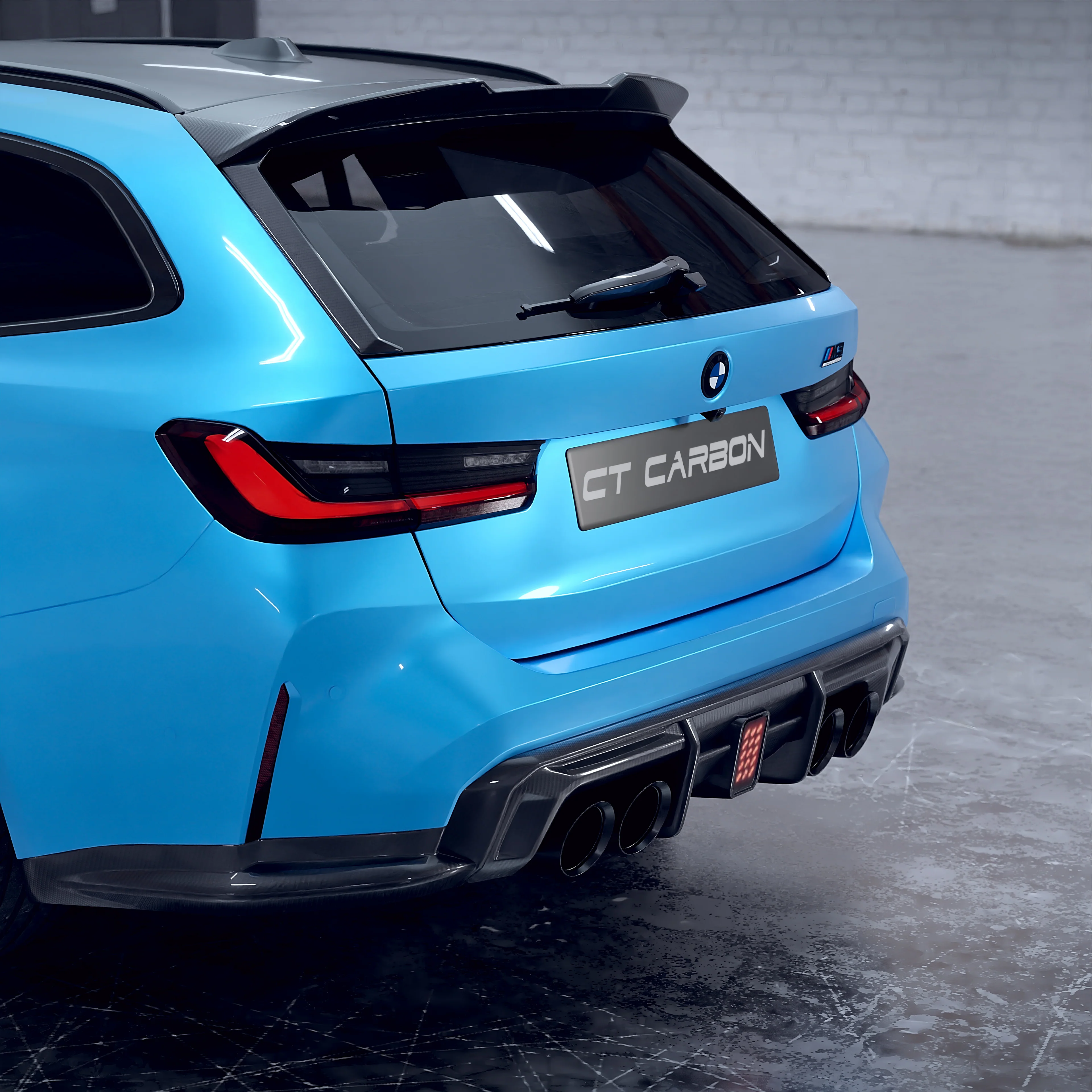BMW M3 G81/G21 3 SERIES CARBON FIBRE SPOILER - V1 - CT DESIGN - Image 13