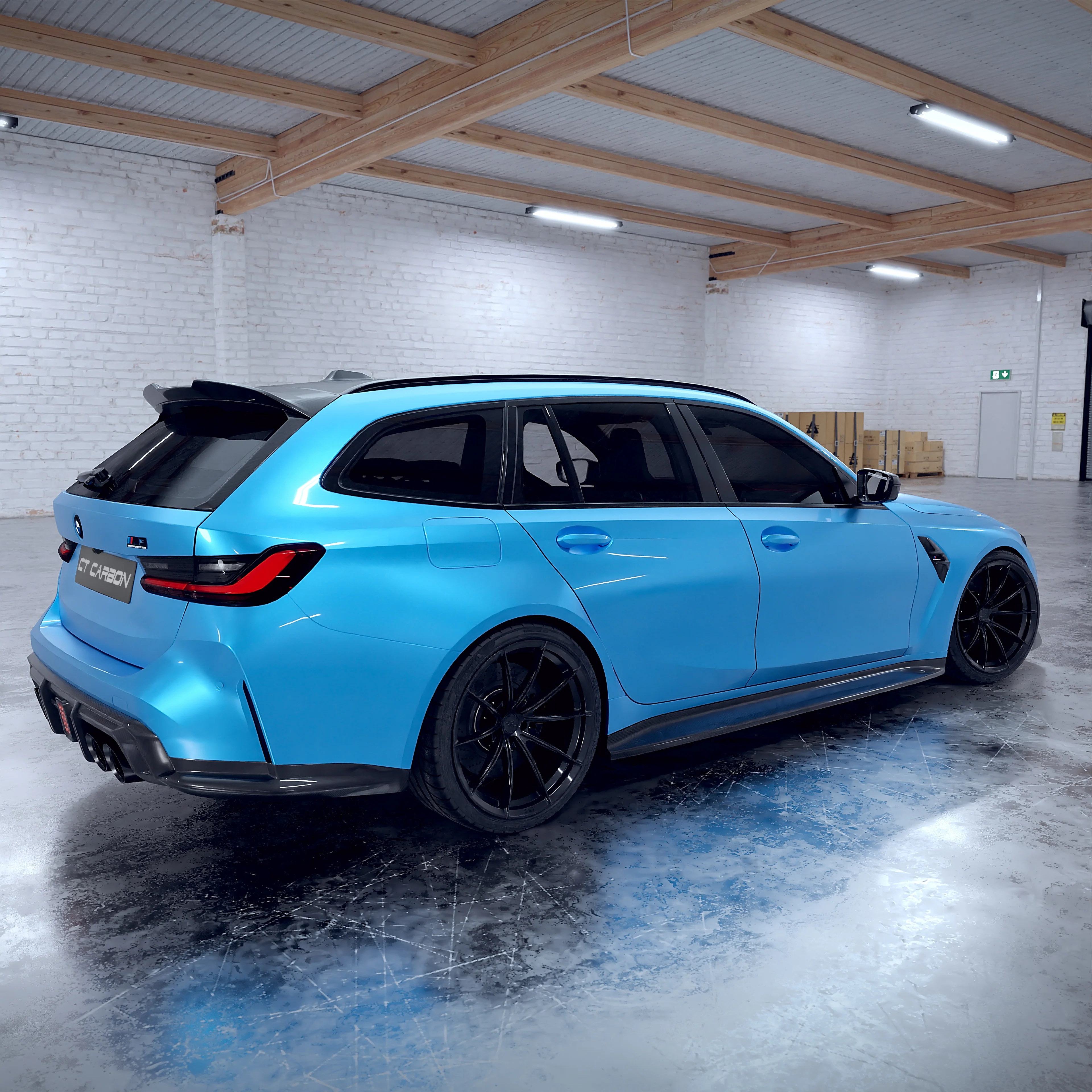 BMW M3 G81/G21 3 SERIES CARBON FIBRE SPOILER - V1 - CT DESIGN - Image 14