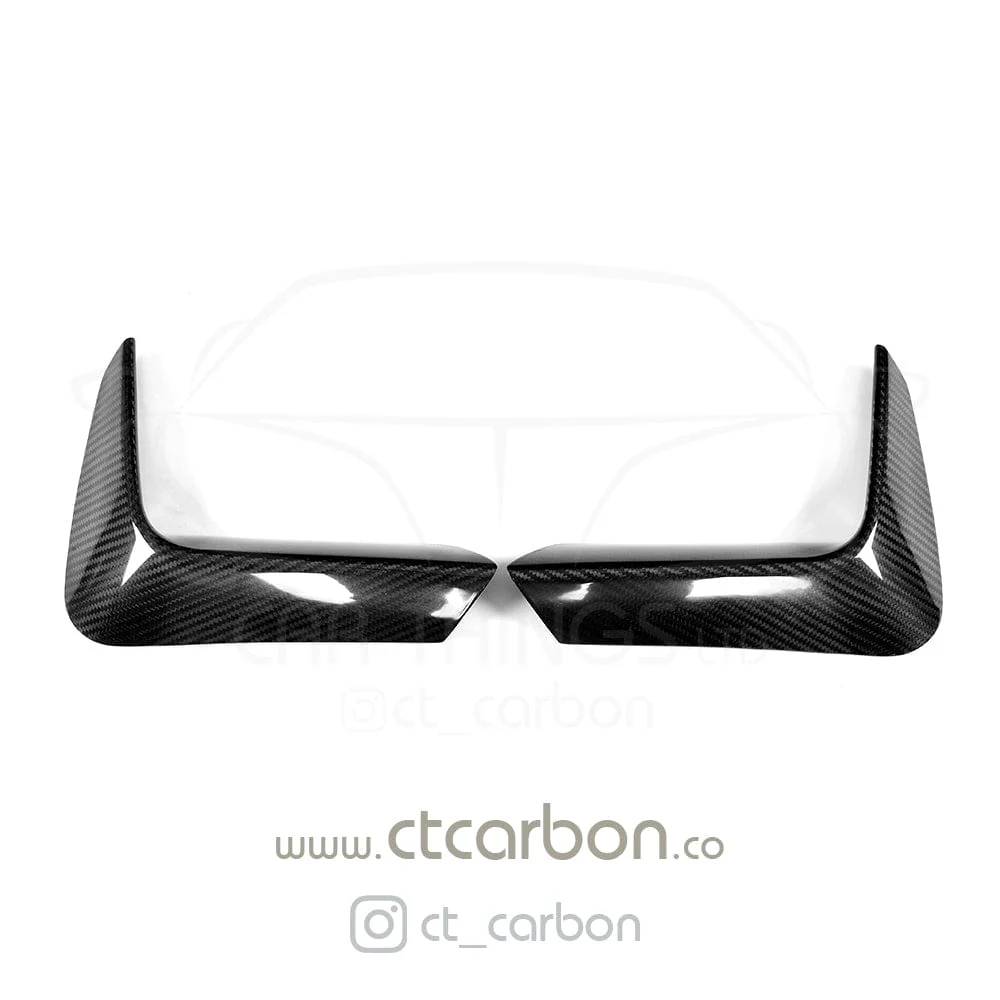 BMW M3 & M4 F80 F82 F83 REAR CARBON FIBRE BUMPER CANARDS - Image 10