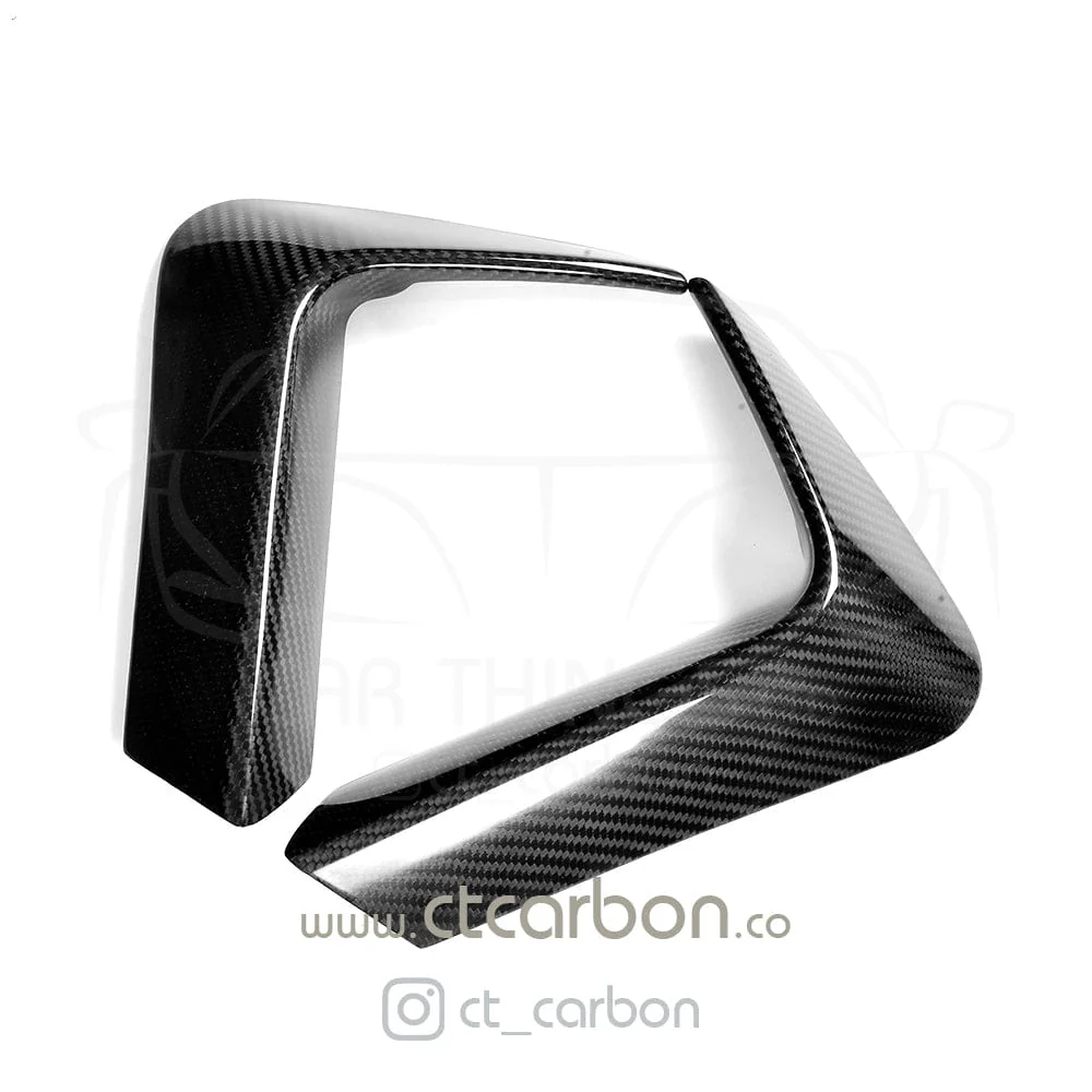 BMW M3 & M4 F80 F82 F83 REAR CARBON FIBRE BUMPER CANARDS - Image 8