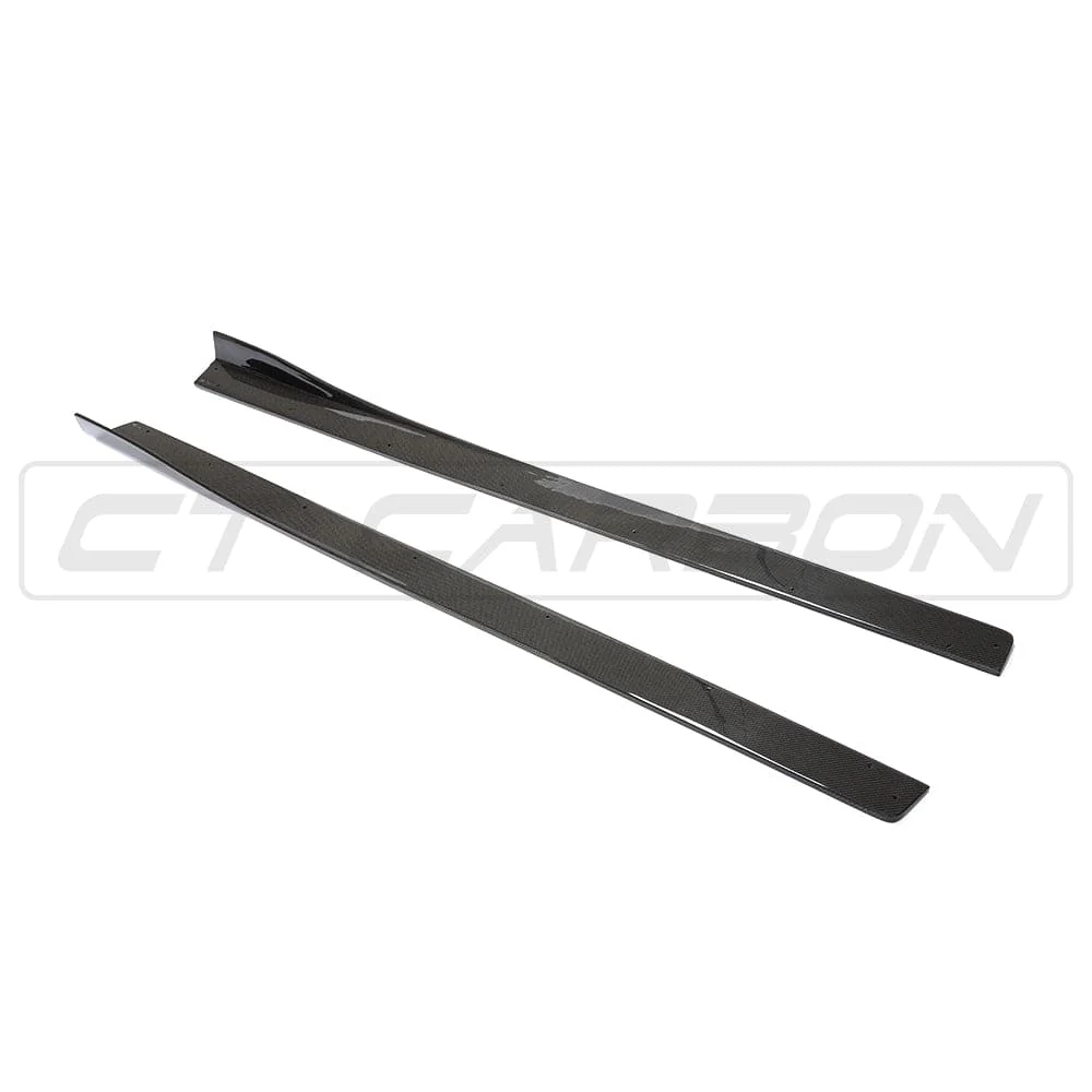 BMW M3/M4 (F80 F82 F83) 2014-2020 CARBON FIBRE SIDE SKIRTS - V2 - Image 11