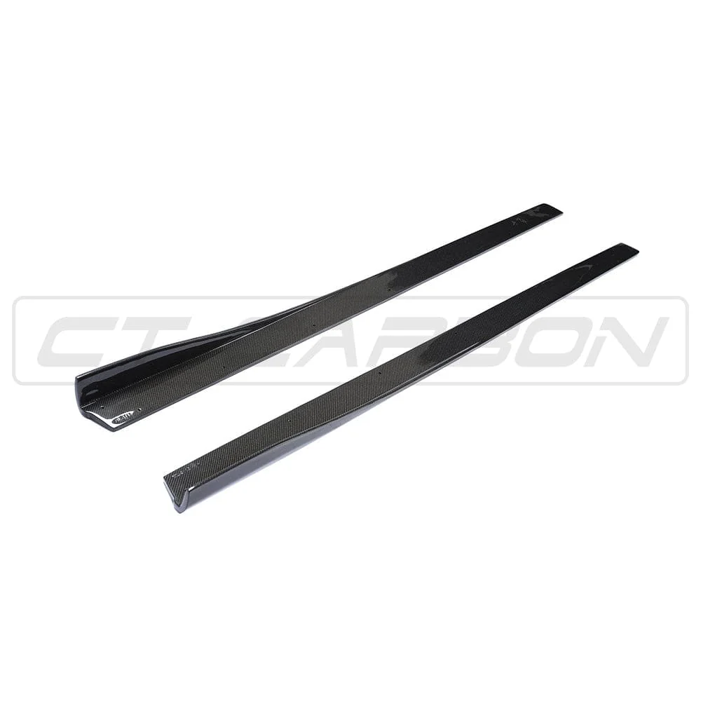 BMW M3/M4 (F80 F82 F83) 2014-2020 CARBON FIBRE SIDE SKIRTS - V2 - Image 12
