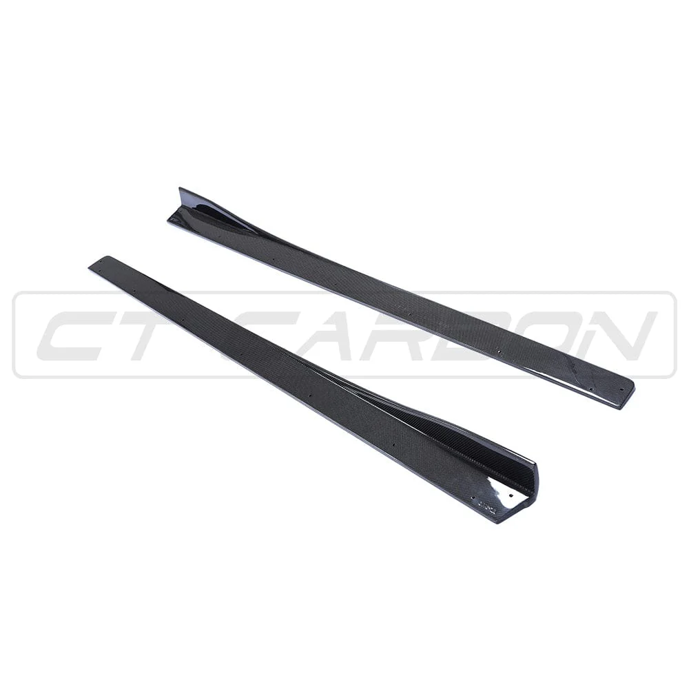 BMW M3/M4 (F80 F82 F83) 2014-2020 CARBON FIBRE SIDE SKIRTS - V2 - Image 8