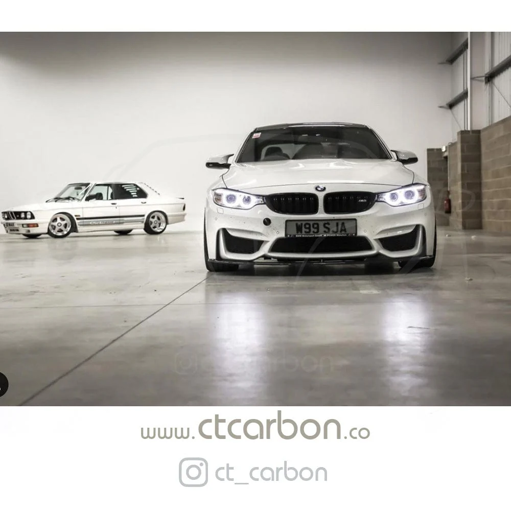 BMW M3/M4 (F80 F82 F83) 2014-2020 CARBON FIBRE SPLITTER (NO CANARDS) - V6 - Image 2