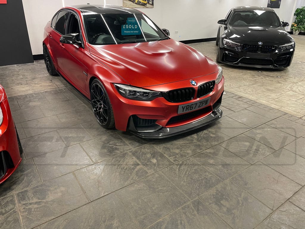 BMW M3/M4 (F80 F82 F83) 2014-2020 CARBON FIBRE SPLITTER - V5 - Image 5
