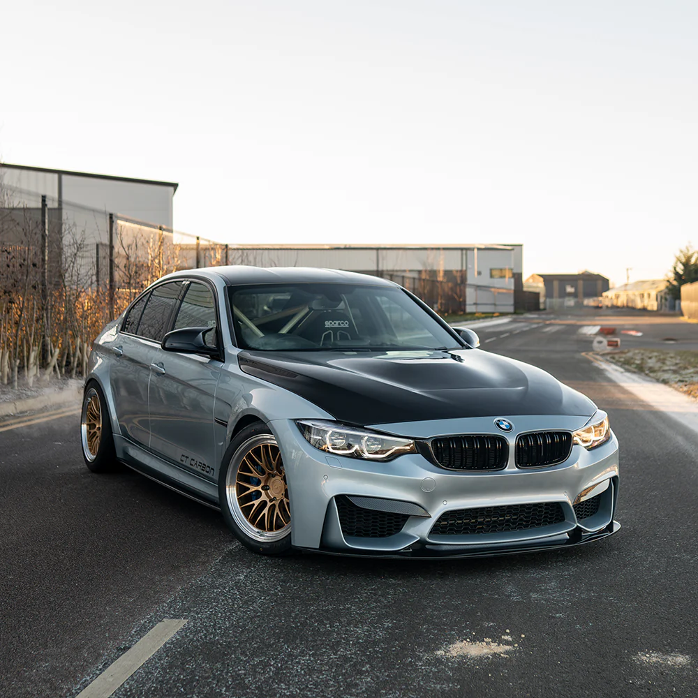 BMW M3/M4 (F80 F82 F83) 2014-2020 CARBON FIBRE SPLITTER - V9 - Image 2