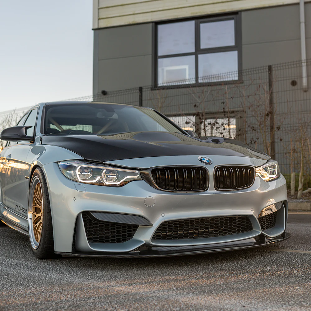 BMW M3/M4 (F80 F82 F83) 2014-2020 CARBON FIBRE SPLITTER - V9 - Image 4