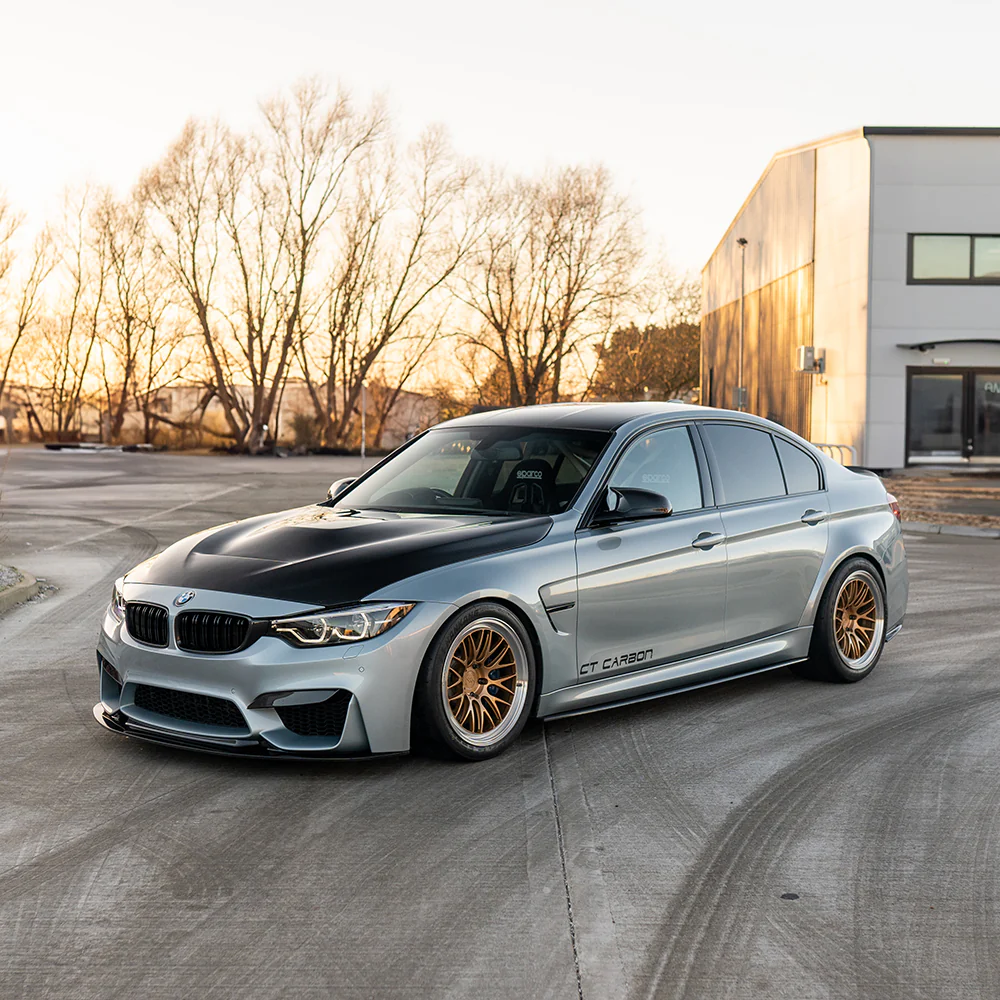 BMW M3/M4 (F80 F82 F83) 2014-2020 CARBON FIBRE SPLITTER - V9 - Image 5