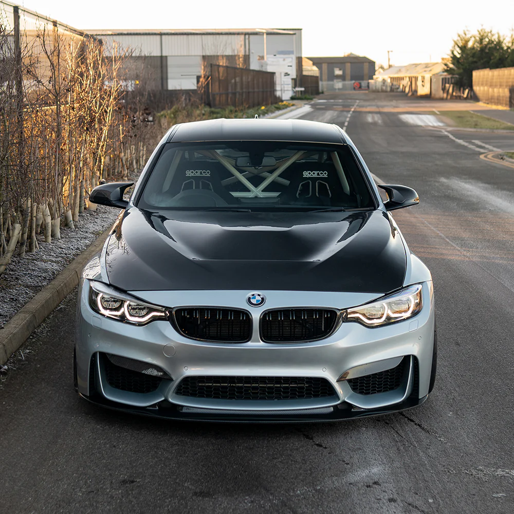 BMW M3/M4 (F80 F82 F83) 2014-2020 CARBON FIBRE SPLITTER - V9 - Image 6