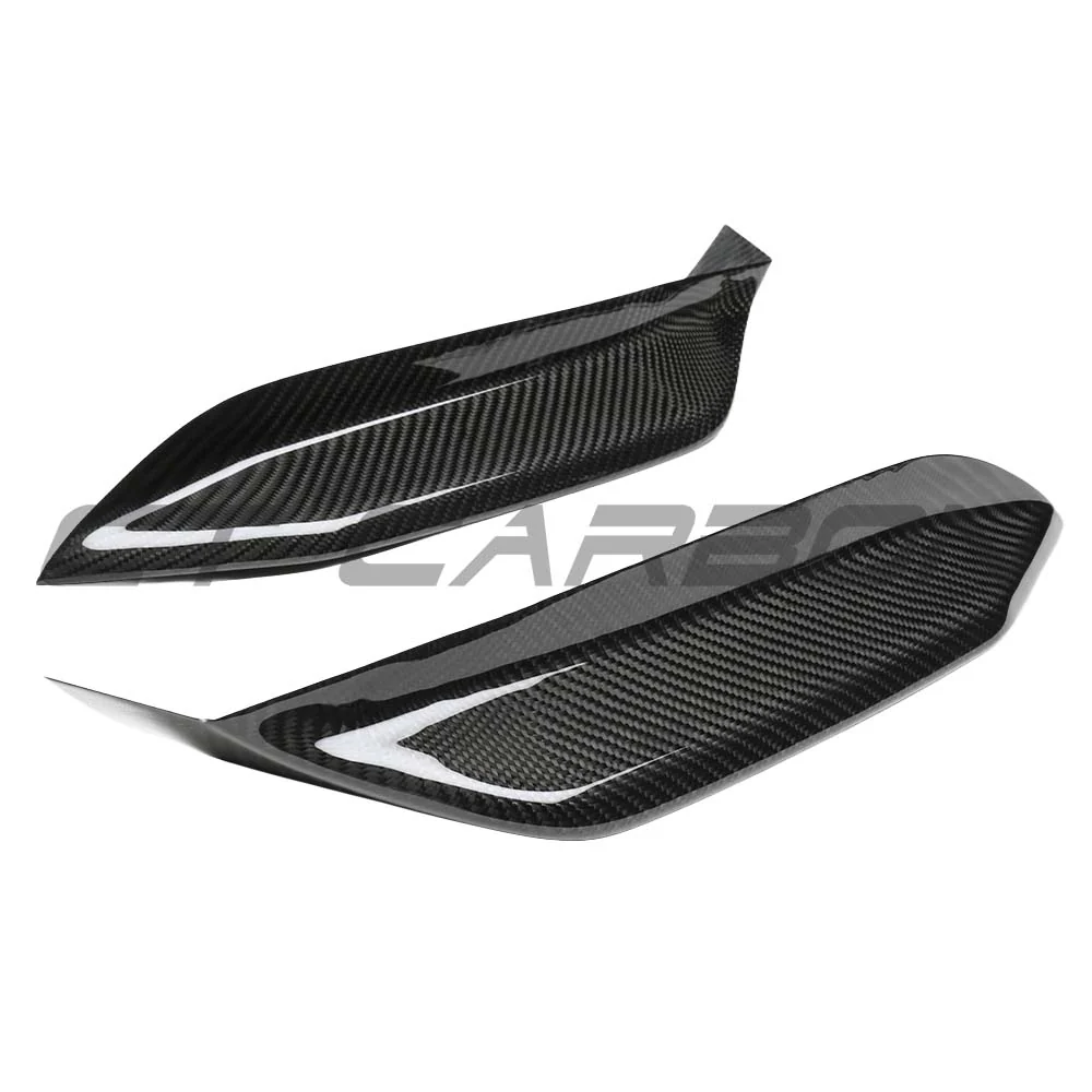 BMW M3/M4 (F80 F82 F83) 2014-2020 UPPER FRONT CARBON FIBRE CANARDS - Image 5
