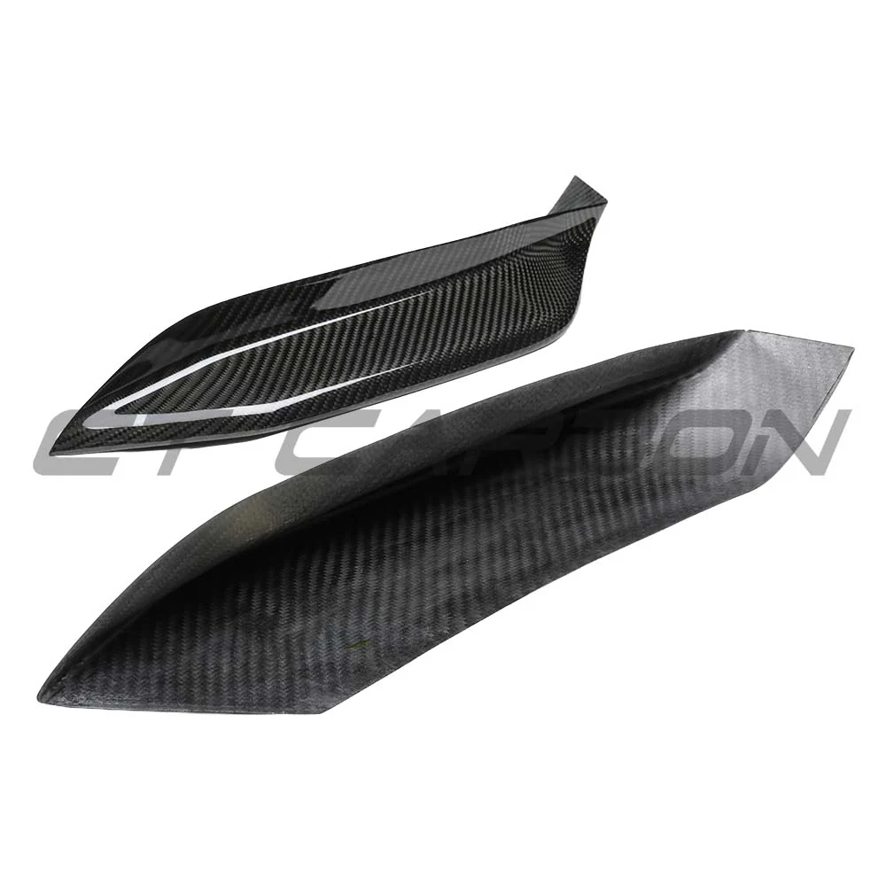 BMW M3/M4 (F80 F82 F83) 2014-2020 UPPER FRONT CARBON FIBRE CANARDS - Image 7