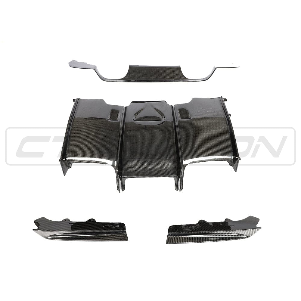 BMW M3/M4 (F80 F82 F83) CARBON FIBRE DIFFUSER - V4 - Image 8