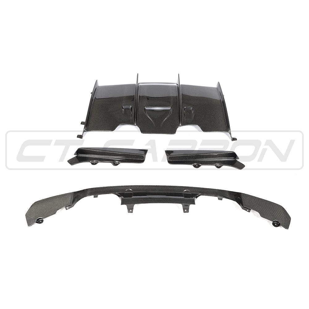 BMW M3/M4 (F80 F82 F83) CARBON FIBRE DIFFUSER - V4 - Image 9